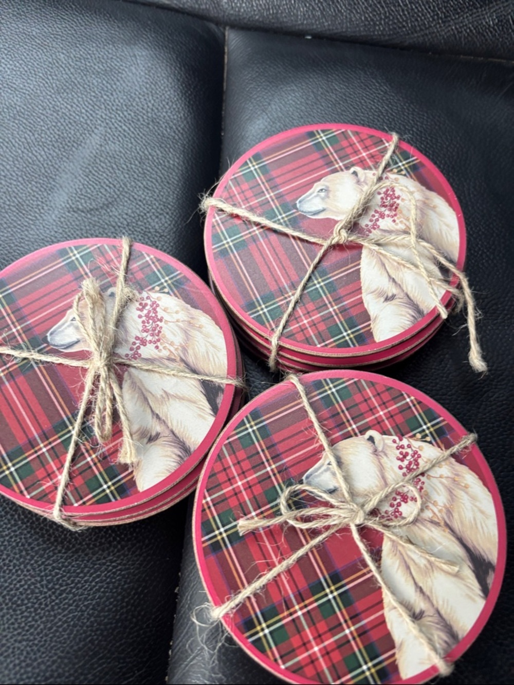 NWT three sets of Four Pottery Barn Coasters